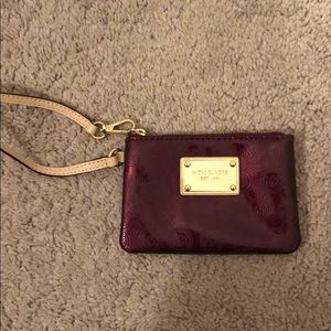 Authentic Michael Kors MK Logo Wristlet